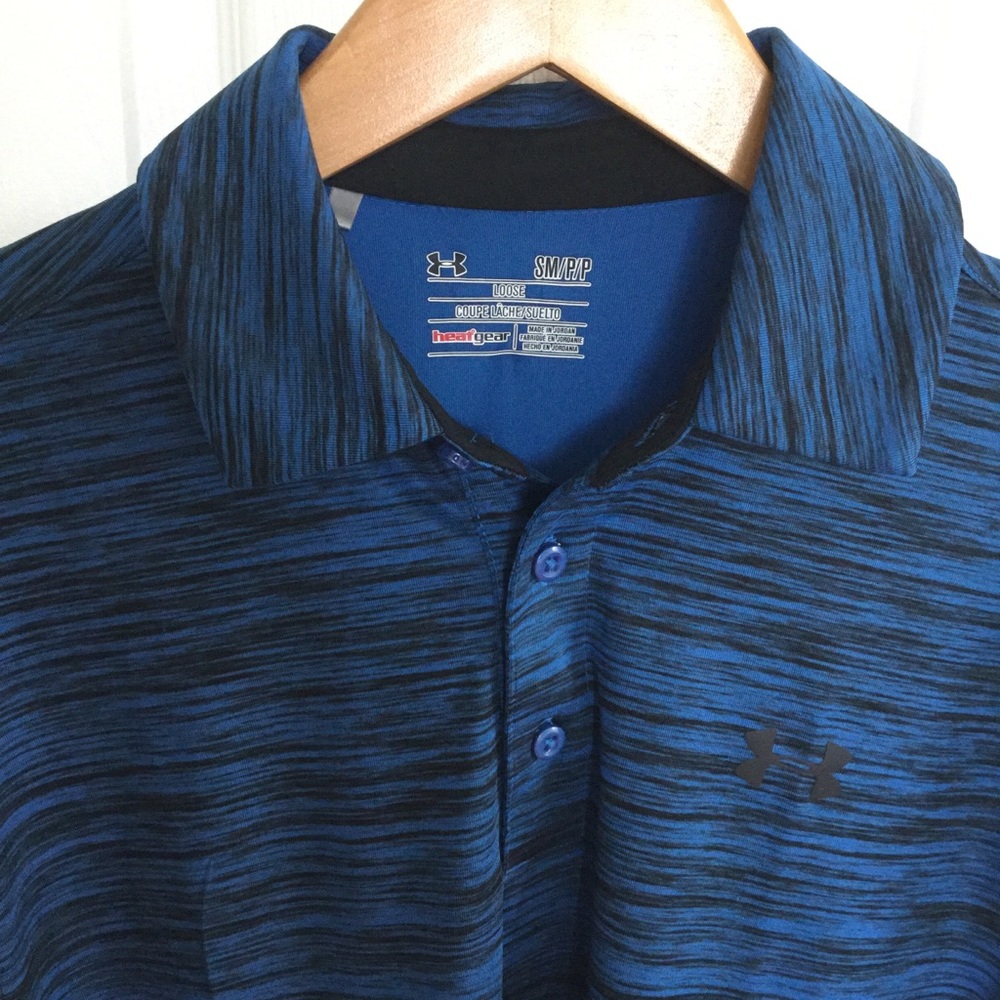 Men’s Under Armour HeatGear Playoff Polo sz Small - Picture 3 of 3